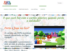 Tablet Screenshot of papacartao.com